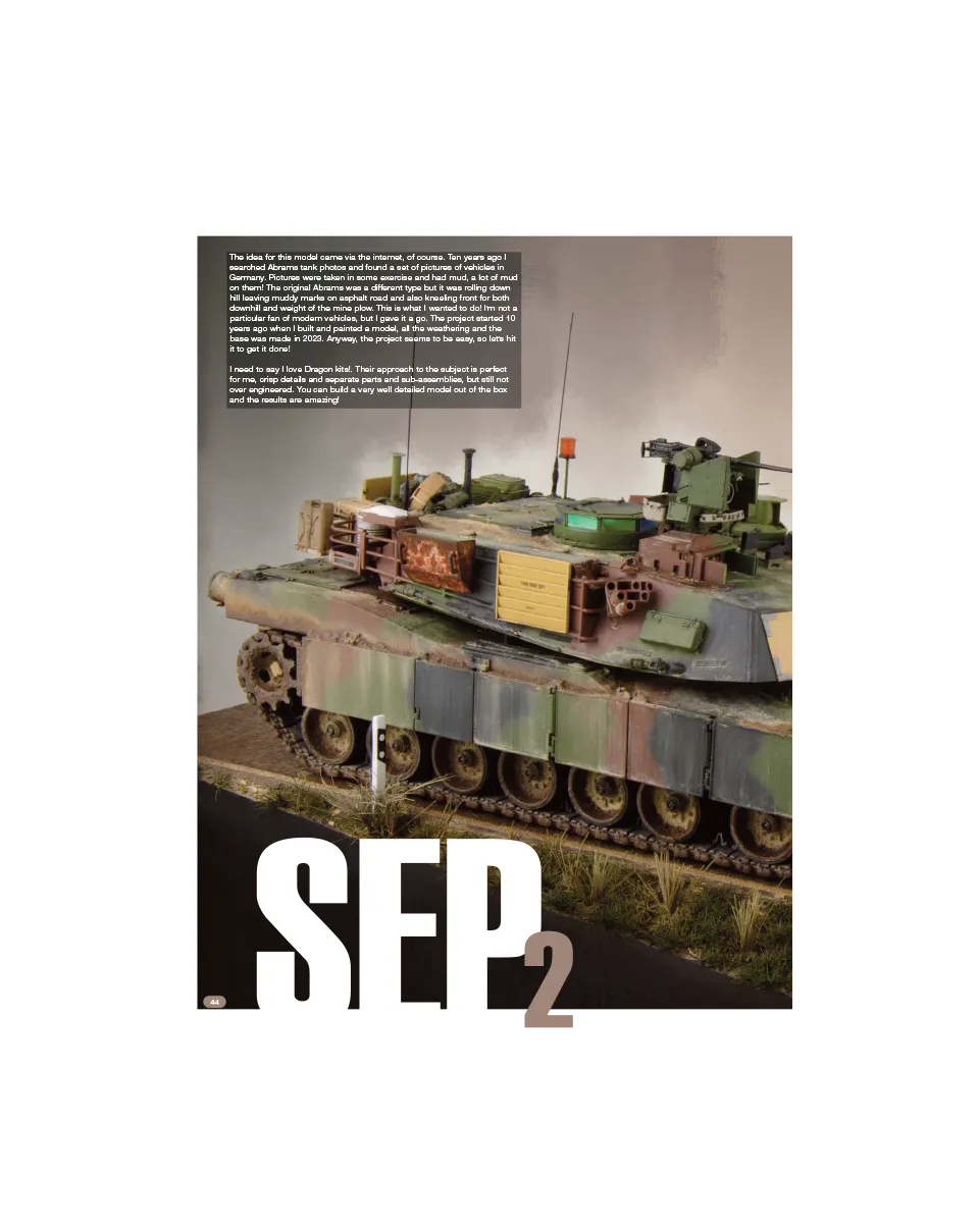 AFV Modeller AFV 136 Abrams SEPv2 articolo PDF
