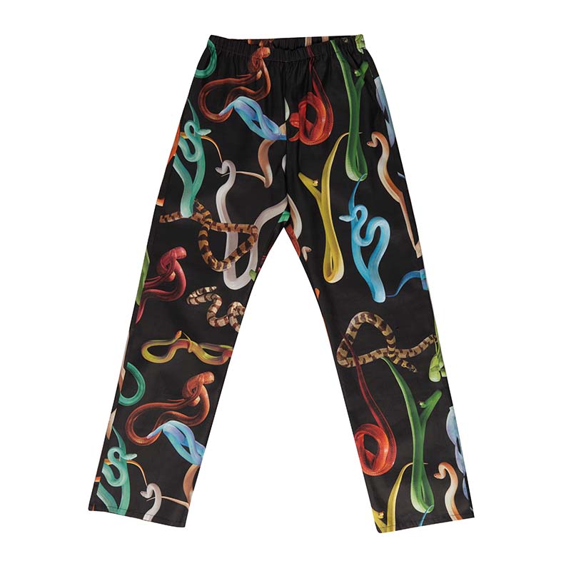 TOILETPAPER Snakes Black pigiama raso S/M