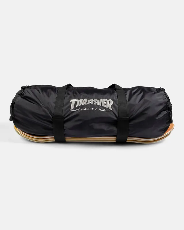 Thrasher Skatebag Duffel borsone nero porta-skate
