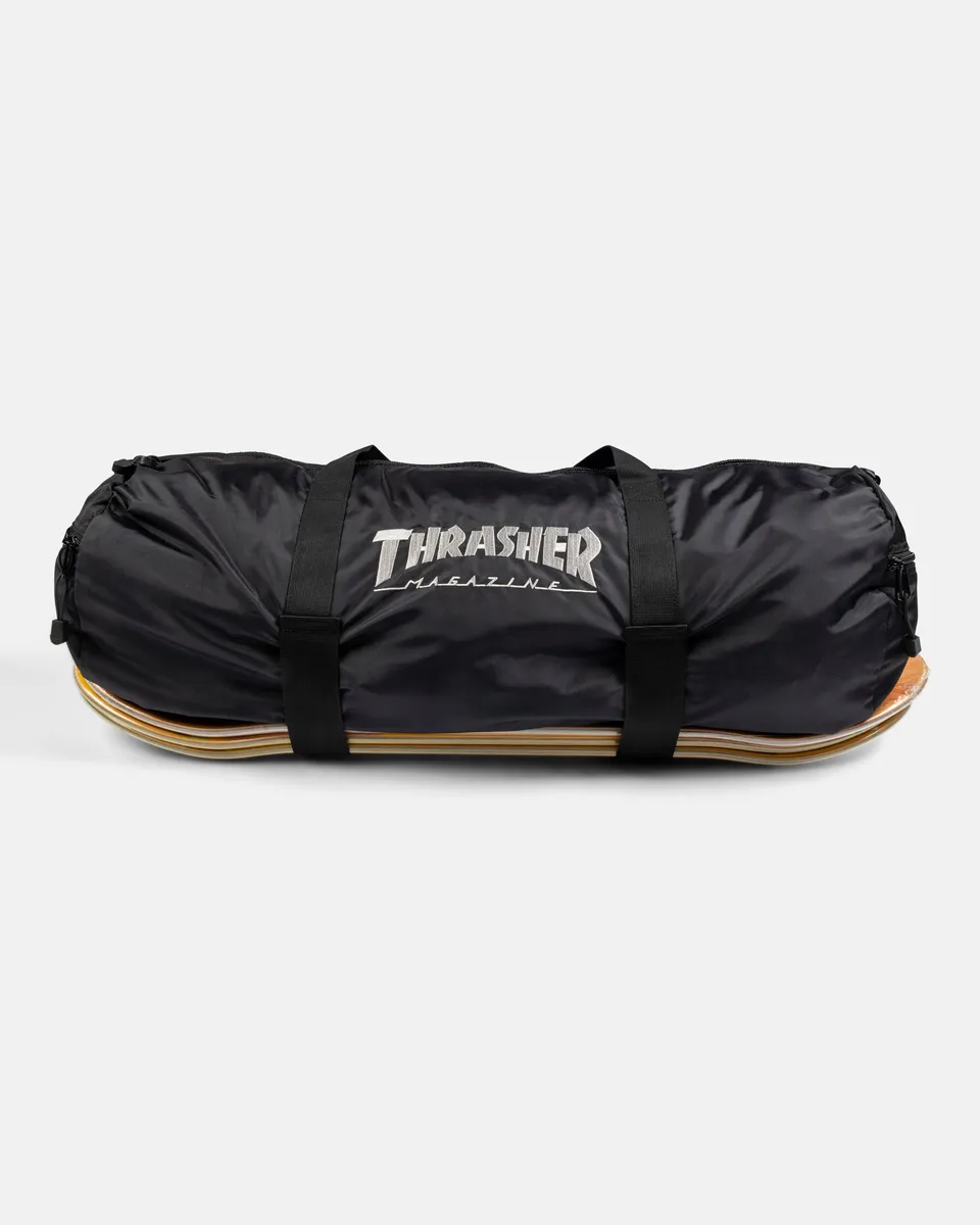 Thrasher Skatebag Duffel borsone nero porta-skate