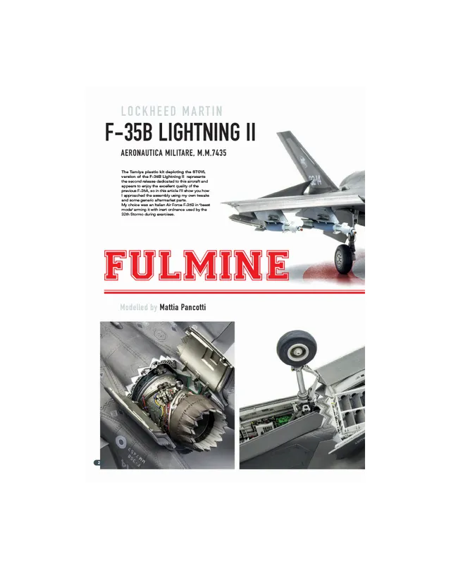 AFV Modeller AIR121 Fulmine Duo articolo PDF aerei