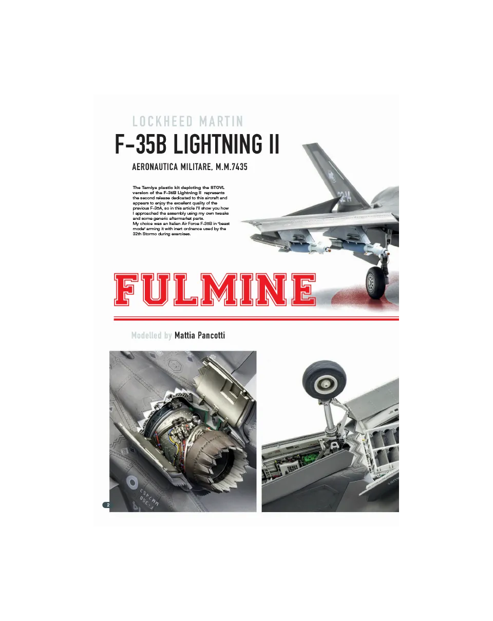 AFV Modeller AIR121 Fulmine Duo articolo PDF aerei