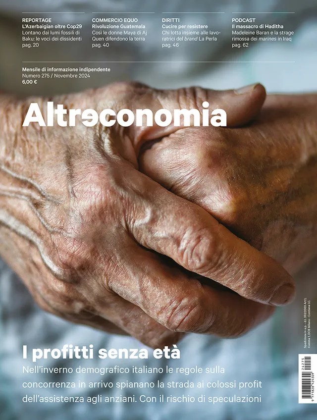 Altreconomia 275 I profitti senza età rivista copia singola
