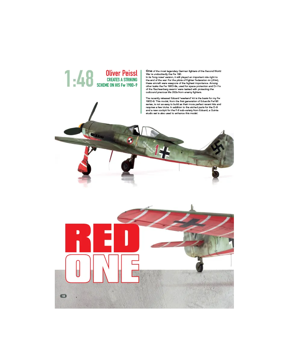 AFV Modeller AIR 114 Fw 190D-9 rivista PDF copia singola aerei