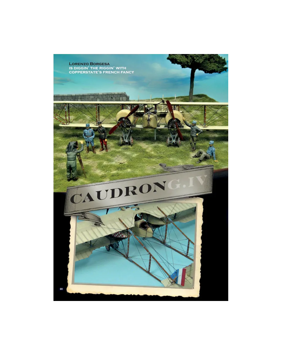 AFV Modeller AIR111 Caudron G.IV articolo PDF copia singola
