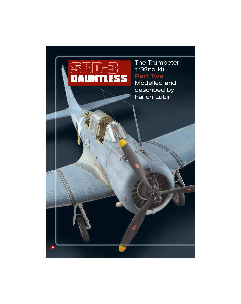 AFV Modeller AIR 13 SBD-3 Dauntless articolo PDF copia singola