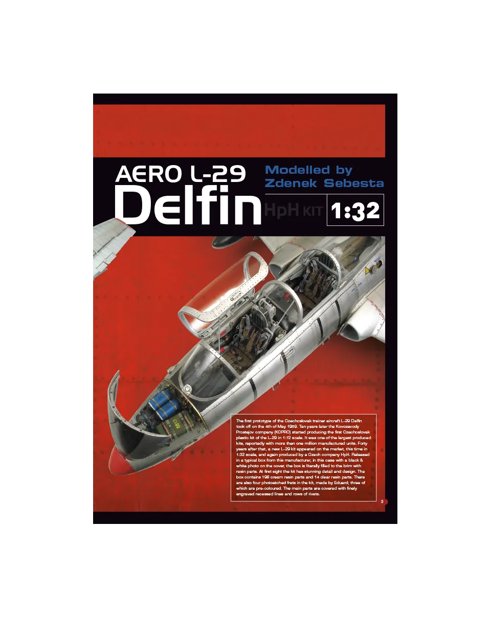 AFV Modeller Air 40 articolo PDF Aero L-29 Delphin 1:32