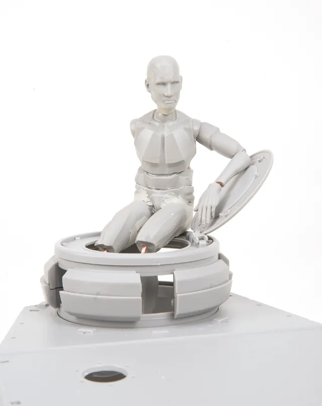 AFV Modeller Manichino Scultura Figura Resina