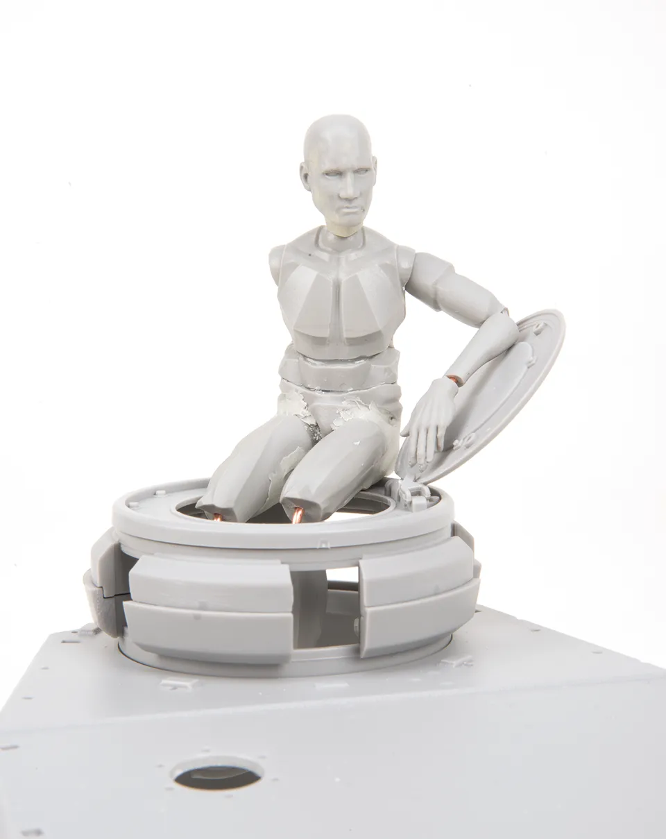 AFV Modeller Manichino Scultura Figura Resina