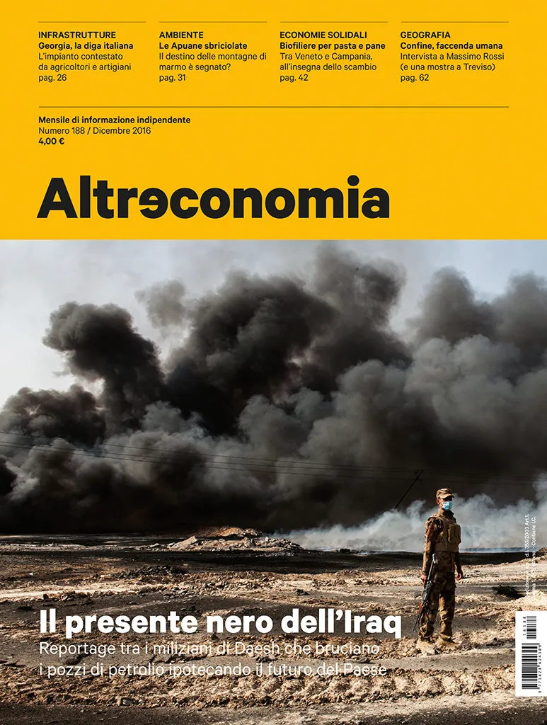 Altreconomia 188 rivista numero singolo Iraq