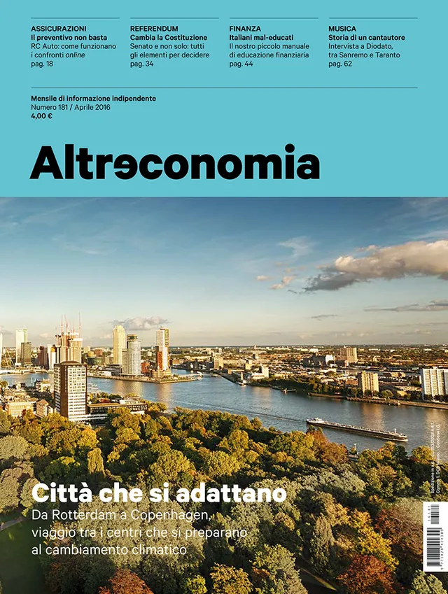 Altreconomia 181 Città che si adattano rivista copia singola