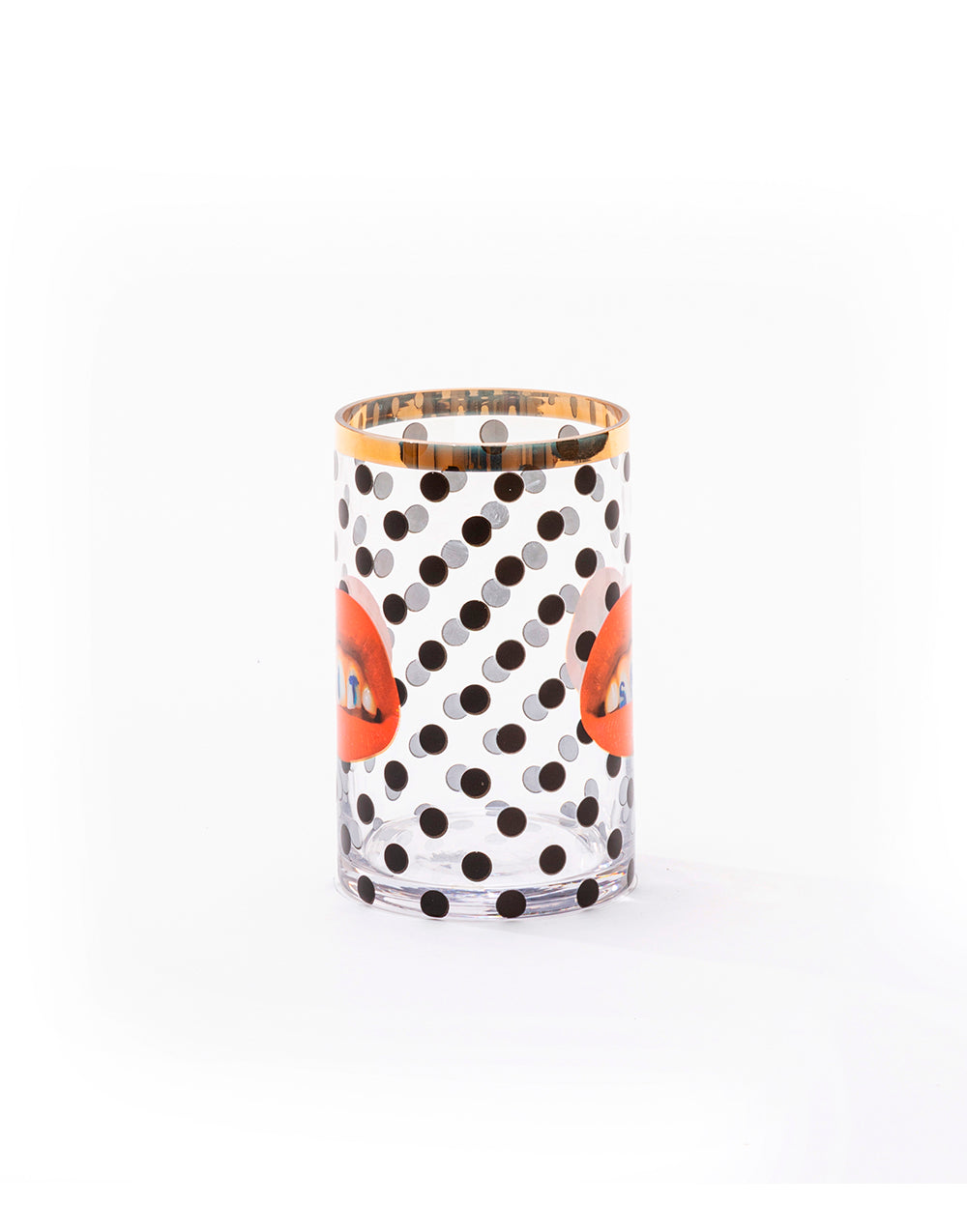 TOILETPAPER Cylindrical Small vaso vetro Roses 14 cm