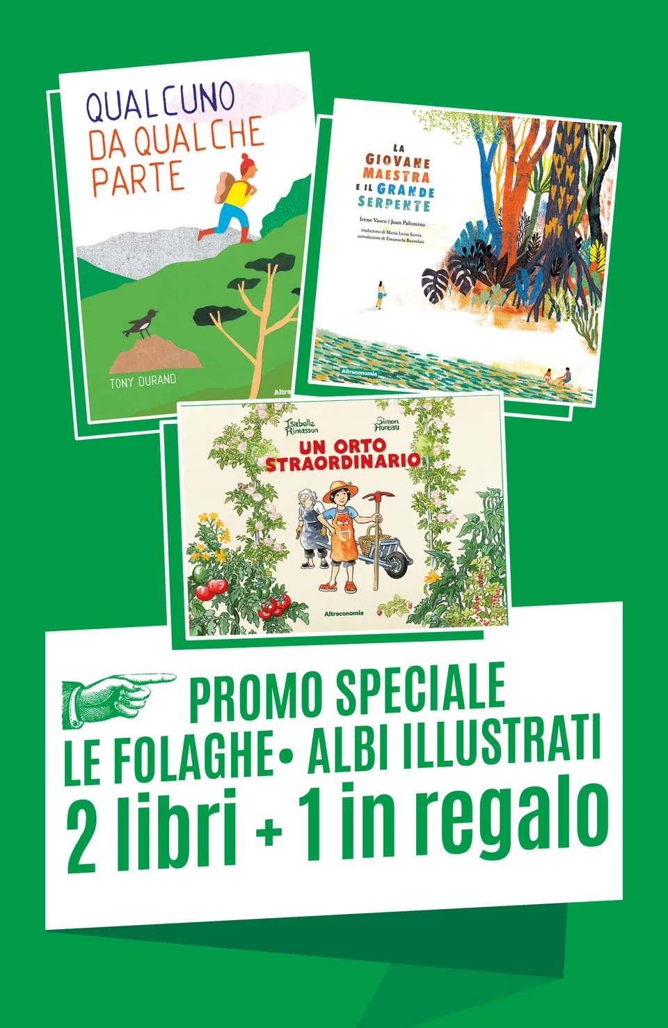Altreconomia Le folaghe pacchetto 3 albi bambini
