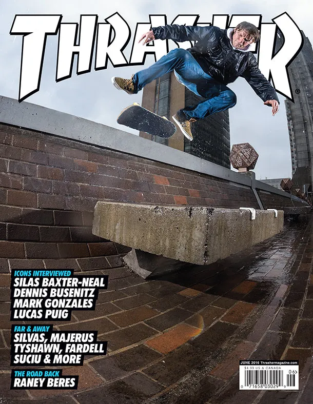 Thrasher Magazine Giugno 2016 rivista copia singola Busenitz