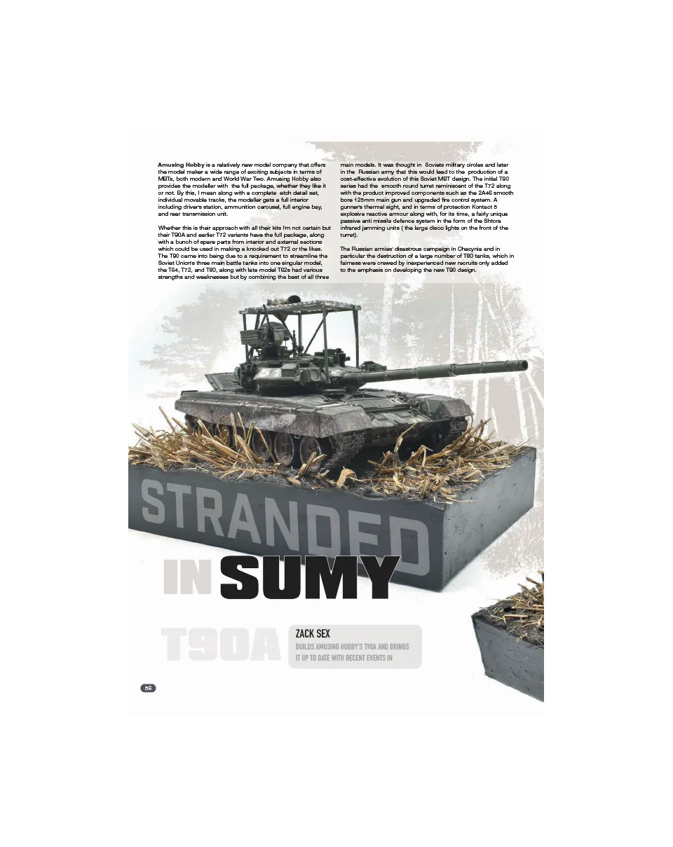 AFV Modeller AFV143 Stranded in Sumy articolo PDF carri