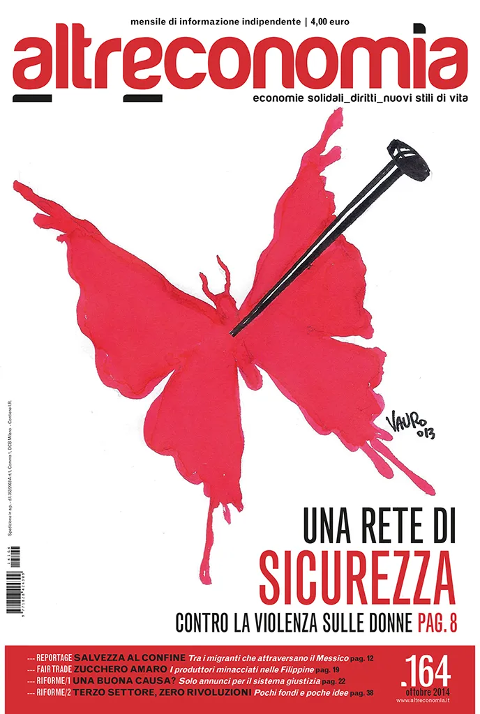 Altreconomia 164 rivista ottobre 2014 rete sicurezza