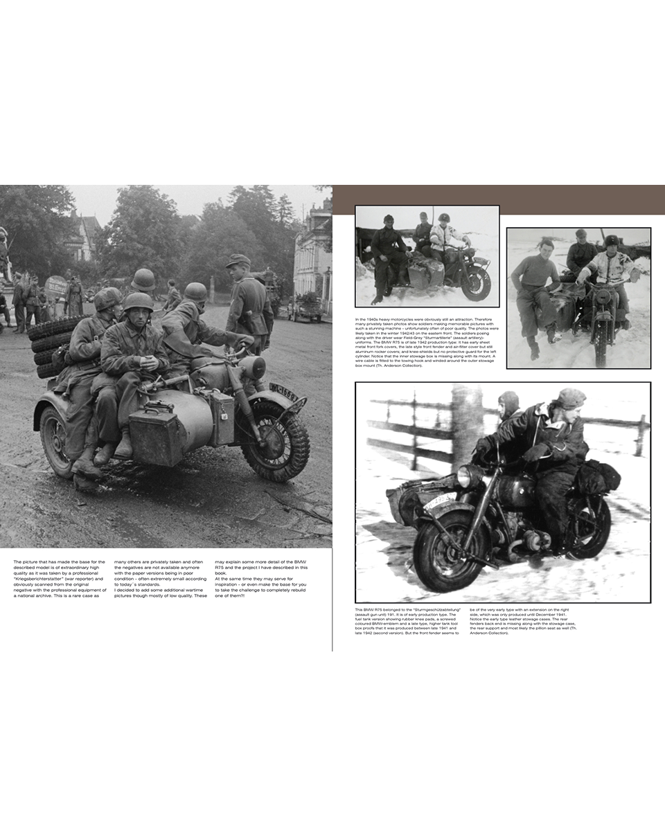 AFV Modeller BMW R75 libro modellismo militare