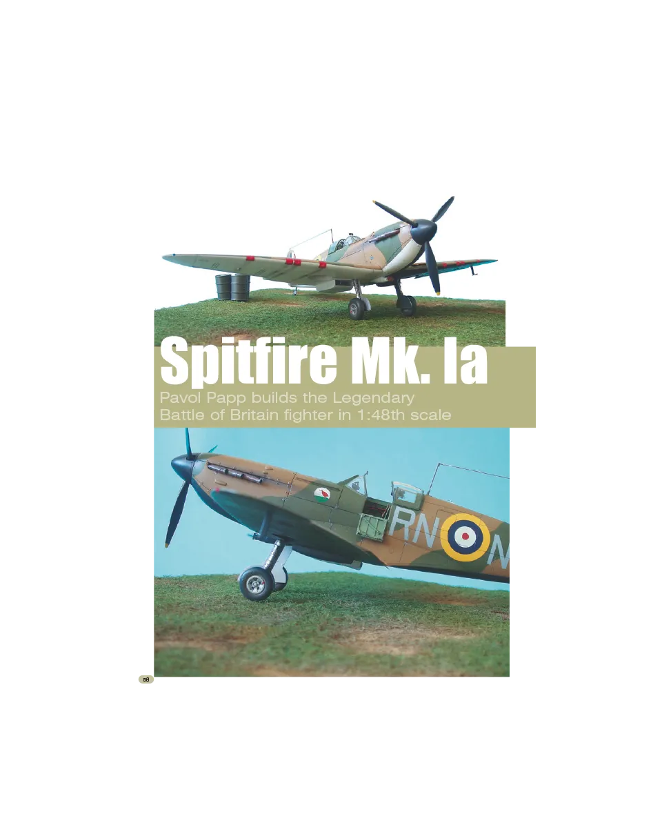 AFV Modeller AIR17 Spitfire Mk 1a rivista PDF copia singola
