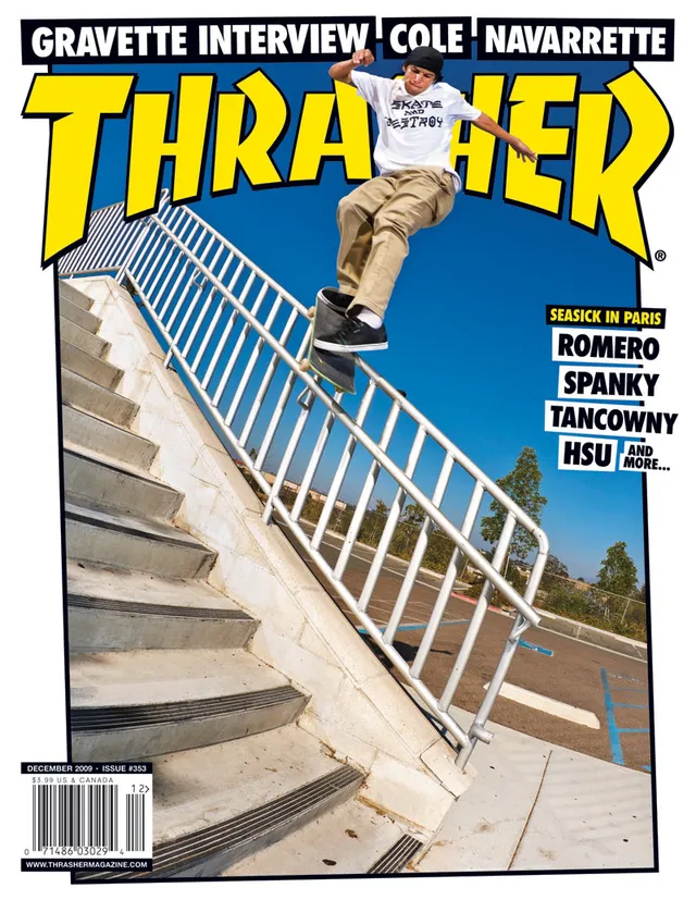 Thrasher Magazine dicembre 2009 rivista copia singola