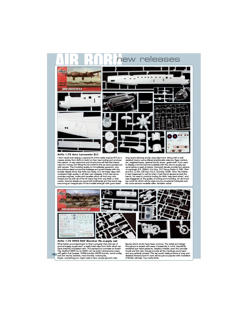 AFV Modeller AIR AIR50 articolo PDF Air Born aerei