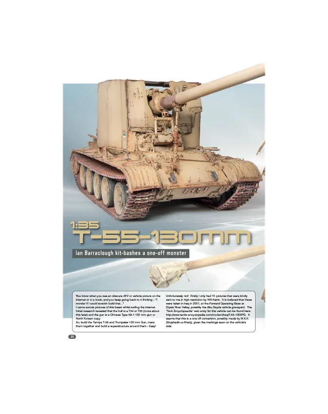 AFV Modeller AFV96 T-55-130mm articolo PDF