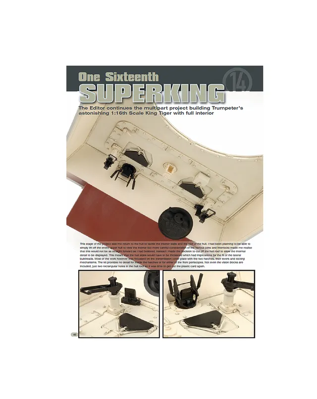 AFV Modeller Issue 58 One Sixteenth Superking articolo PDF passo