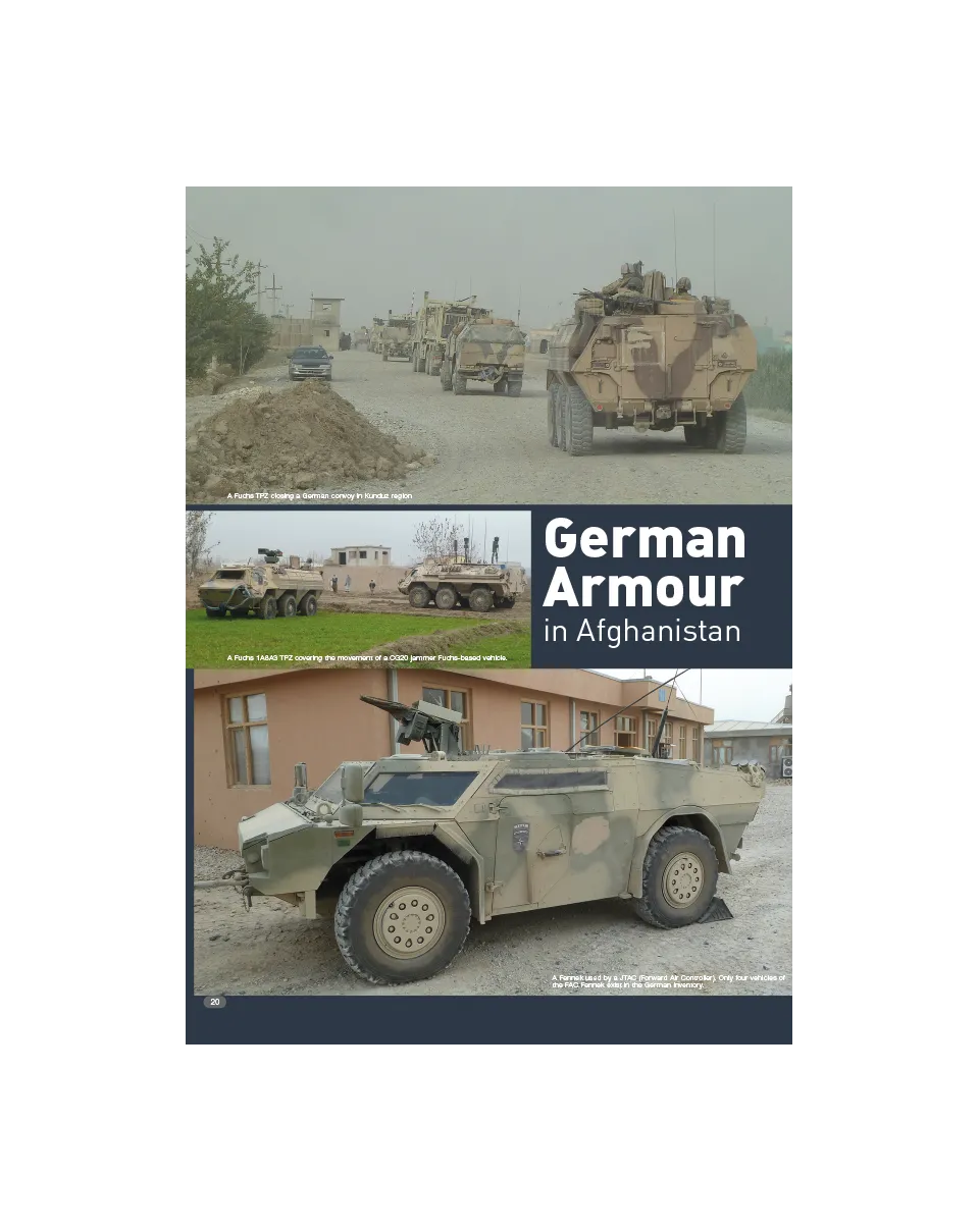 AFV Modeller AFV67 German Armour Afghanistan articolo PDF