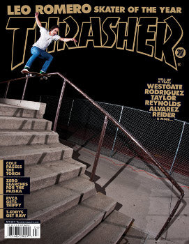Thrasher Magazine aprile 2011 rivista Leo Romero SOTY