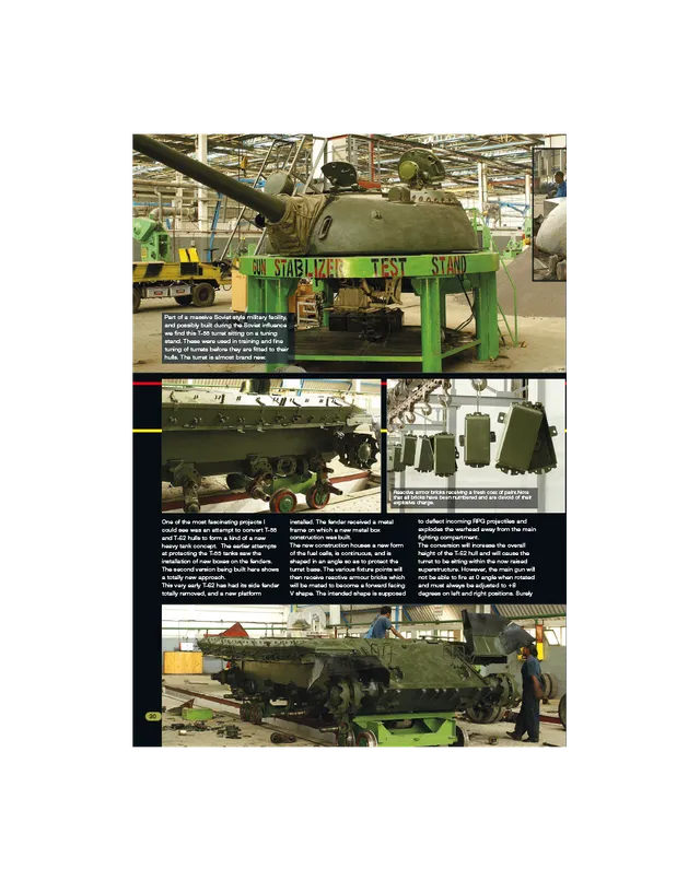AFV Modeller AFV82 articolo PDF Ethiopian Tank Refurbishment Facility