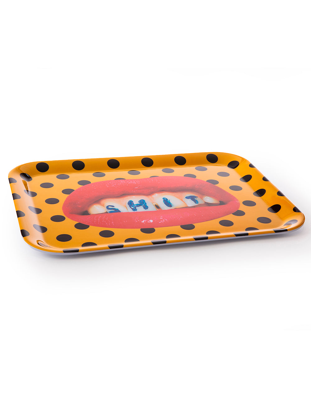 TOILETPAPER Tray Lipsticks Pink vassoio melamina 32x43,5 cm