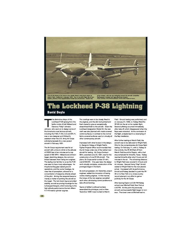 AFV Modeller AIR5 articolo PDF Lockheed P-38 Lightning