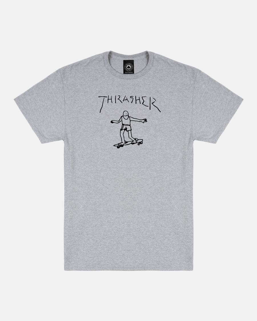 Thrasher Gonz t-shirt grigio nero cotone USA