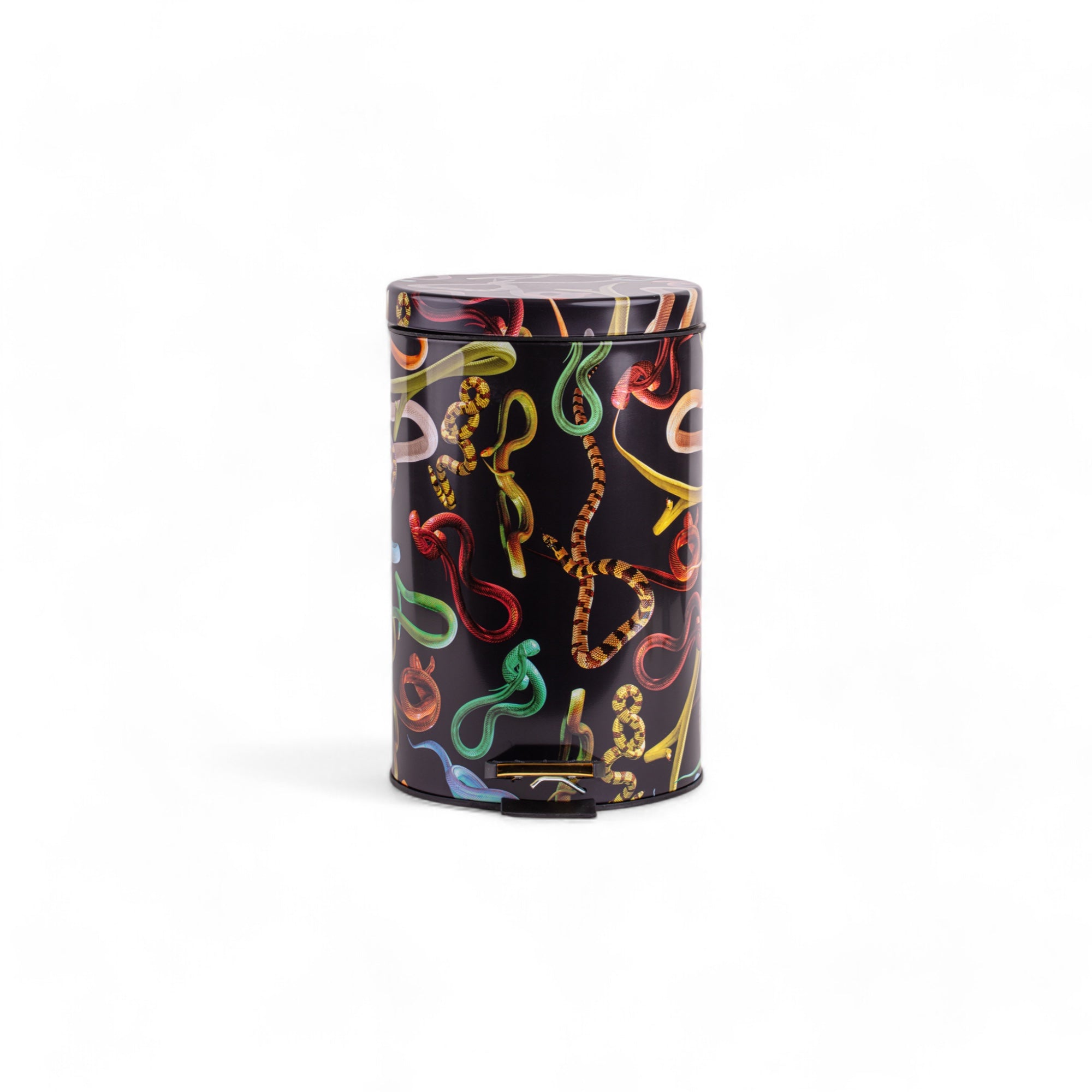 TOILETPAPER Dustbins 12L pattumiera Roses 12 litri metallo