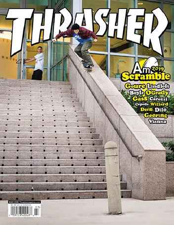 Thrasher Magazine Marzo 2020 rivista arretrato skate