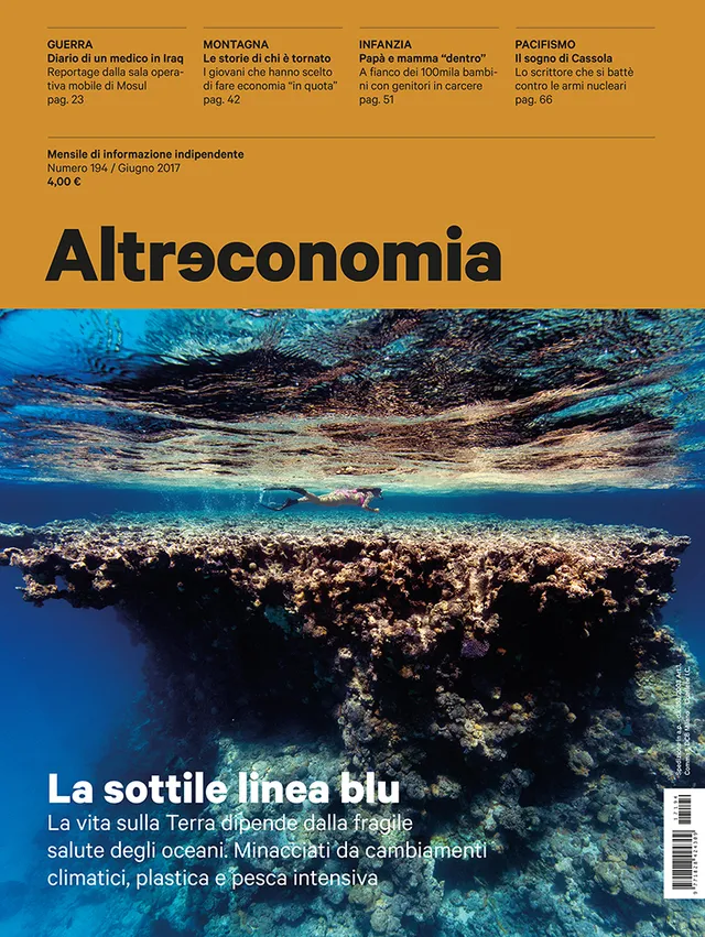 Altreconomia 194 La sottile linea blu rivista copia singola