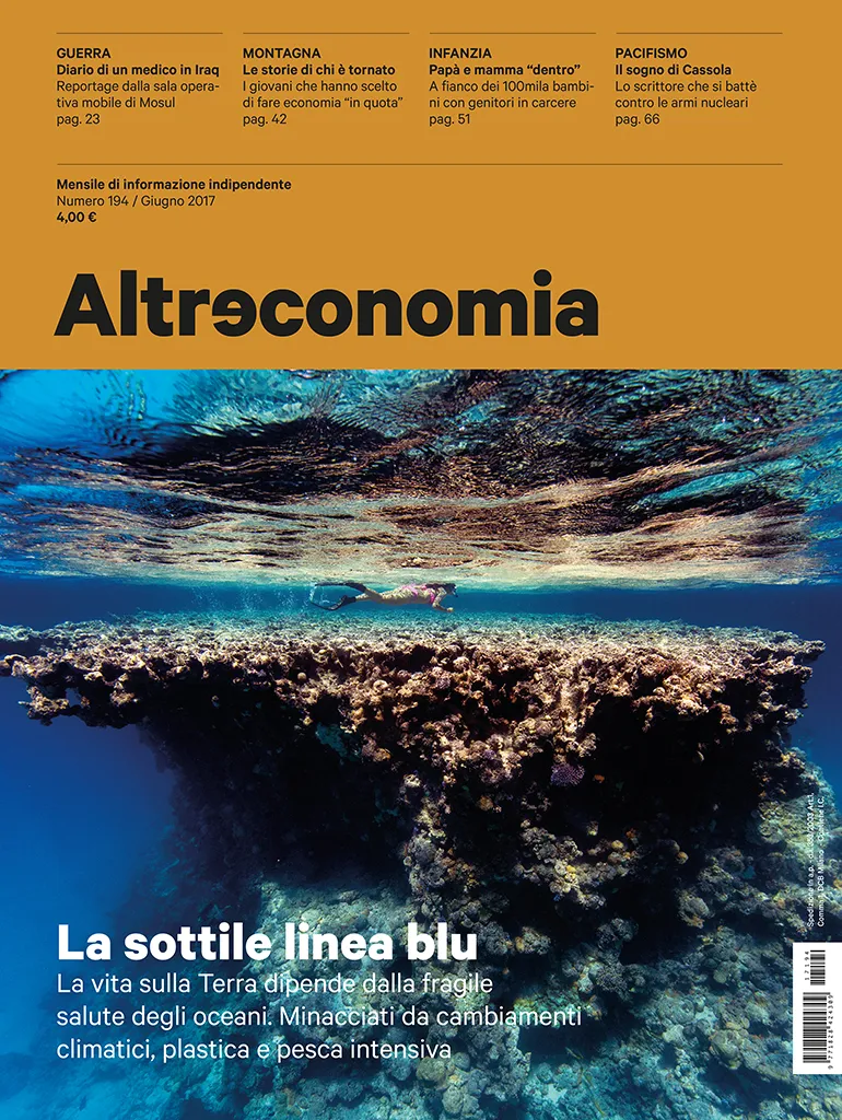 Altreconomia 194 La sottile linea blu rivista copia singola