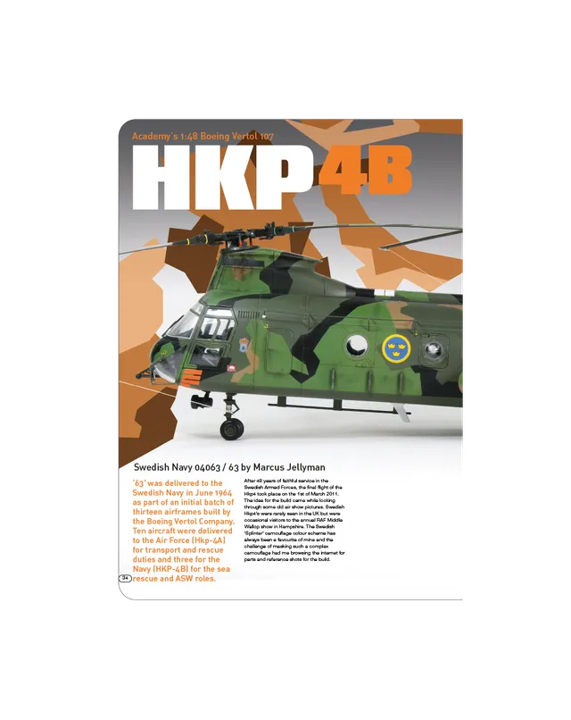 AFV Modeller AIR 48 rivista PDF Vertol 107 HKP 4B