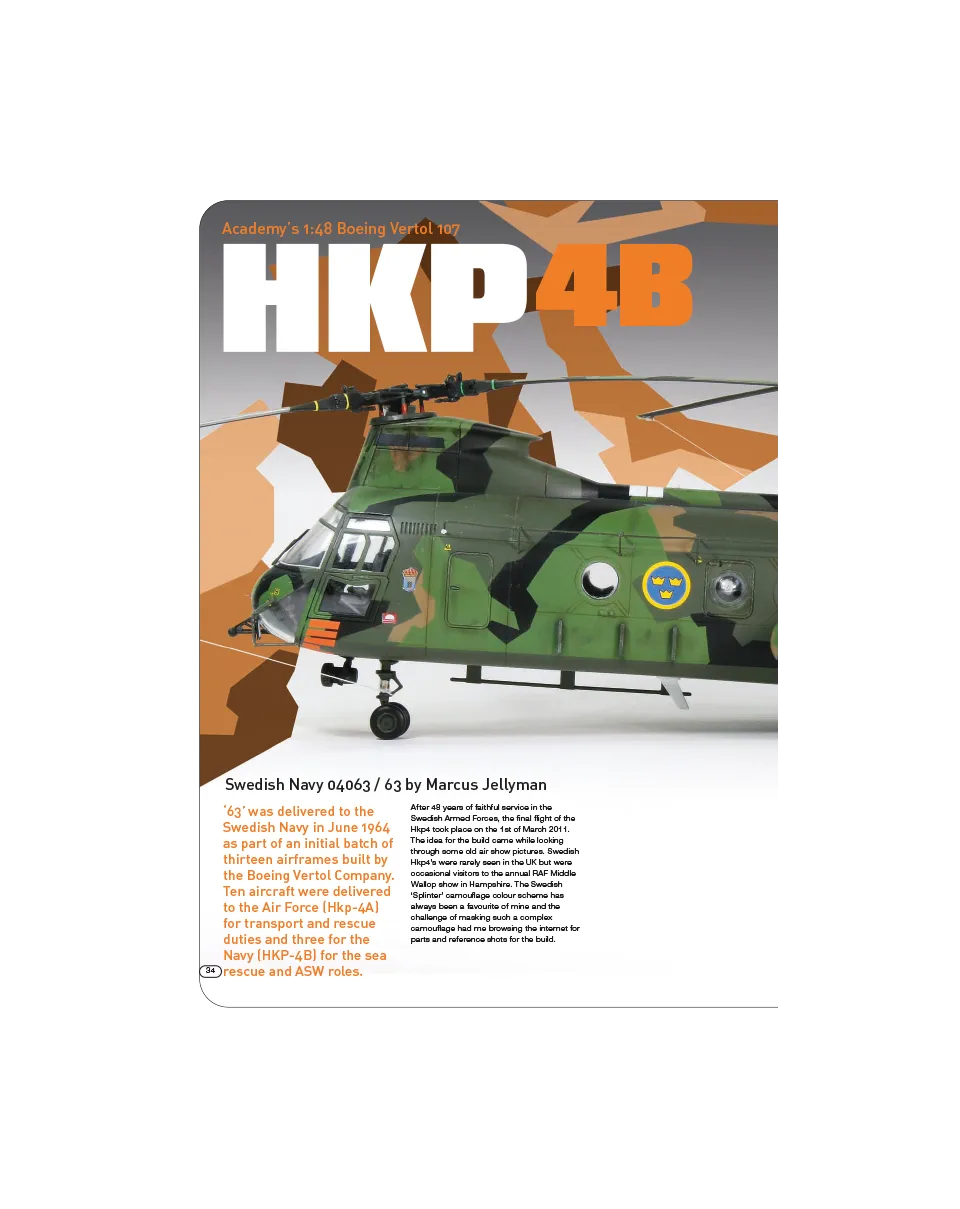 AFV Modeller AIR 48 rivista PDF Vertol 107 HKP 4B
