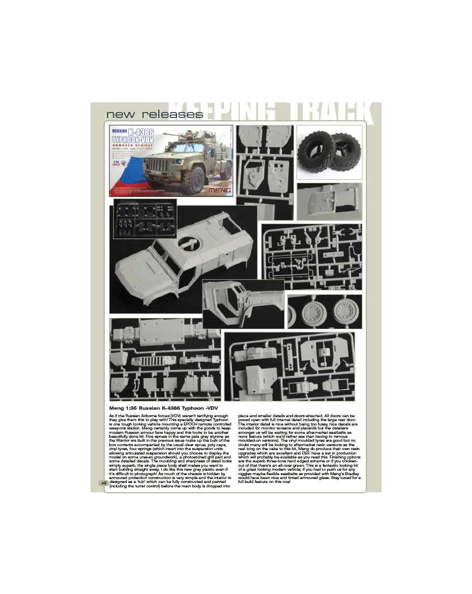 AFV Modeller AFV115 Keeping Track articolo PDF copia singola