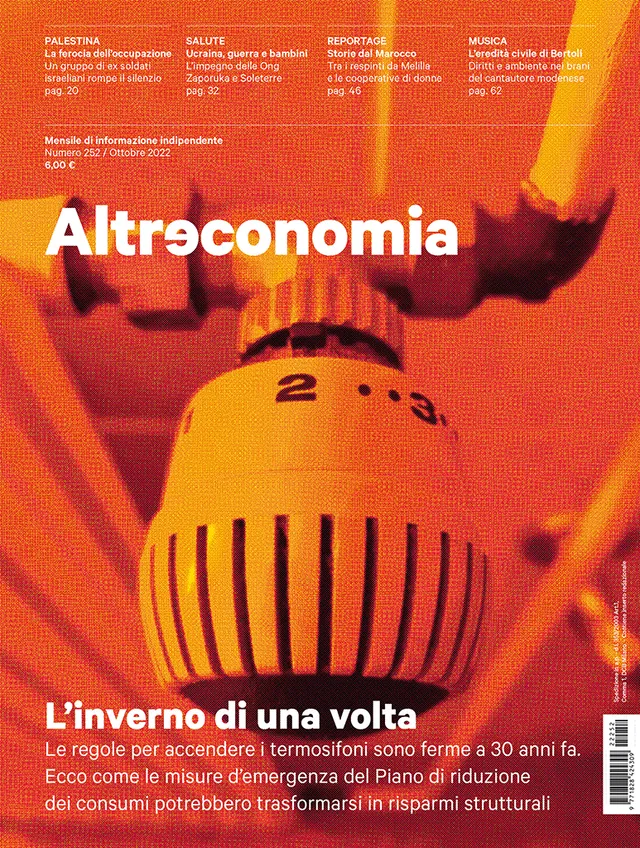Altreconomia 252 L’inverno di una volta rivista copia singola clima