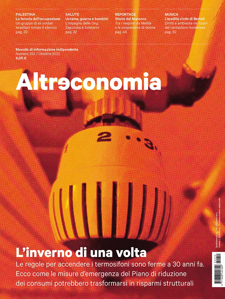 Altreconomia 252 L’inverno di una volta rivista copia singola clima