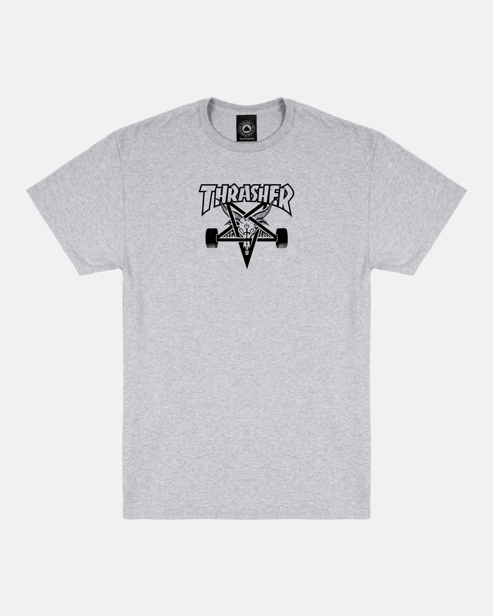 Thrasher Skategoat T-shirt maglietta grigia cotone