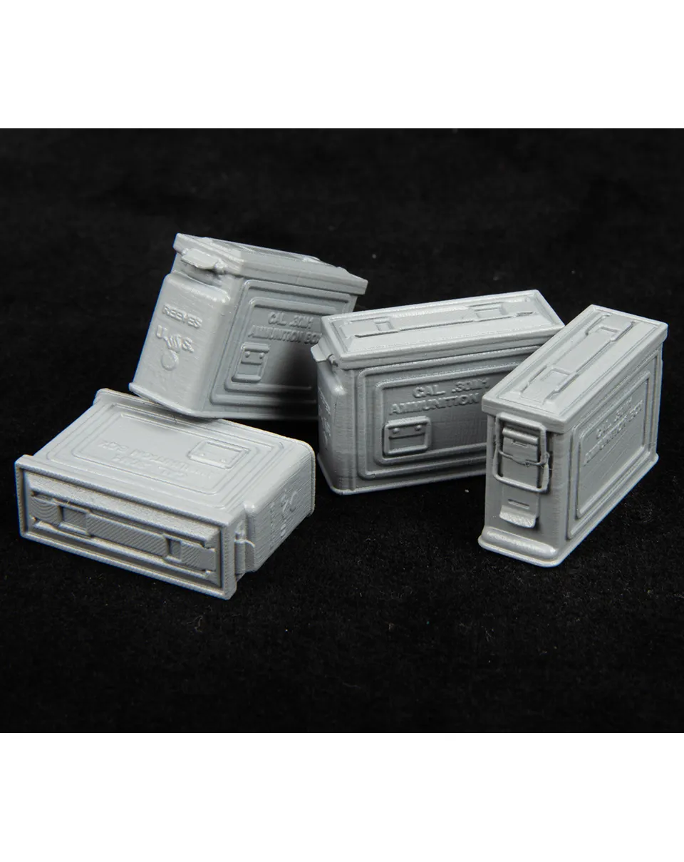 AFV Modeller 16106 casse munizioni Browning 1:16 x4