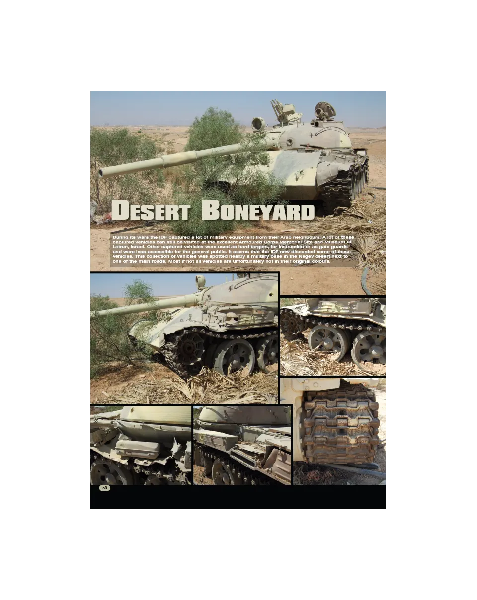 AFV Modeller AFV65 Desert Bone Yard articolo PDF walkaround