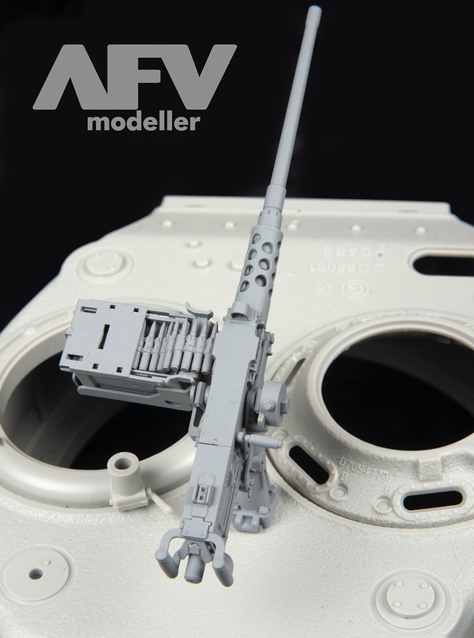 AFV Modeller 16077 dettaglio 1:16 M2 Browning .50 ottone