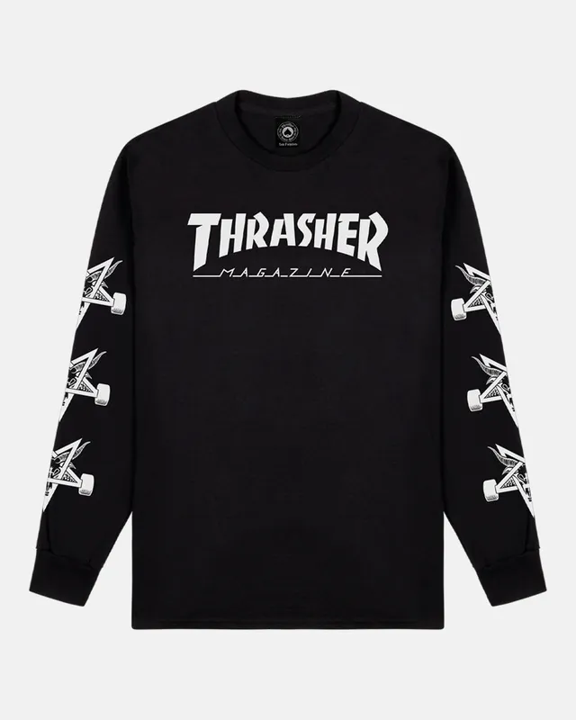 Thrasher Mag Goat Longsleeve maglia maniche lunghe nera