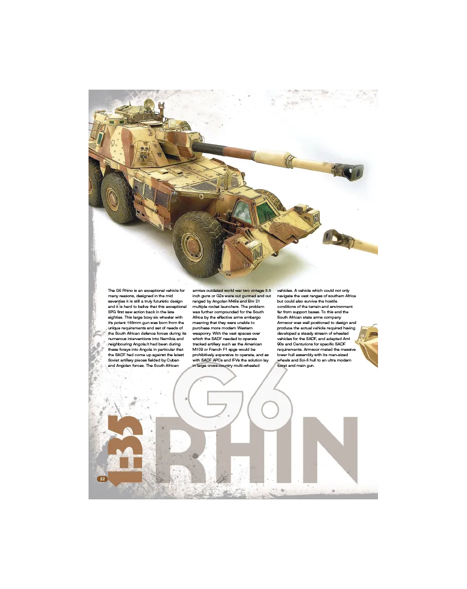 AFV Modeller AFV94 G6 Rhino articolo PDF mezzi