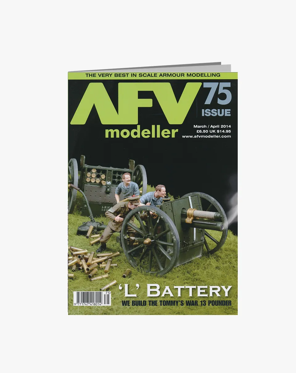 AFV Modeller 75 rivista modellismo copia singola mezzi