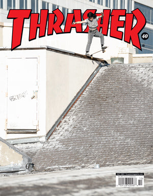 Thrasher Magazine October 2021 rivista arretrato inglese