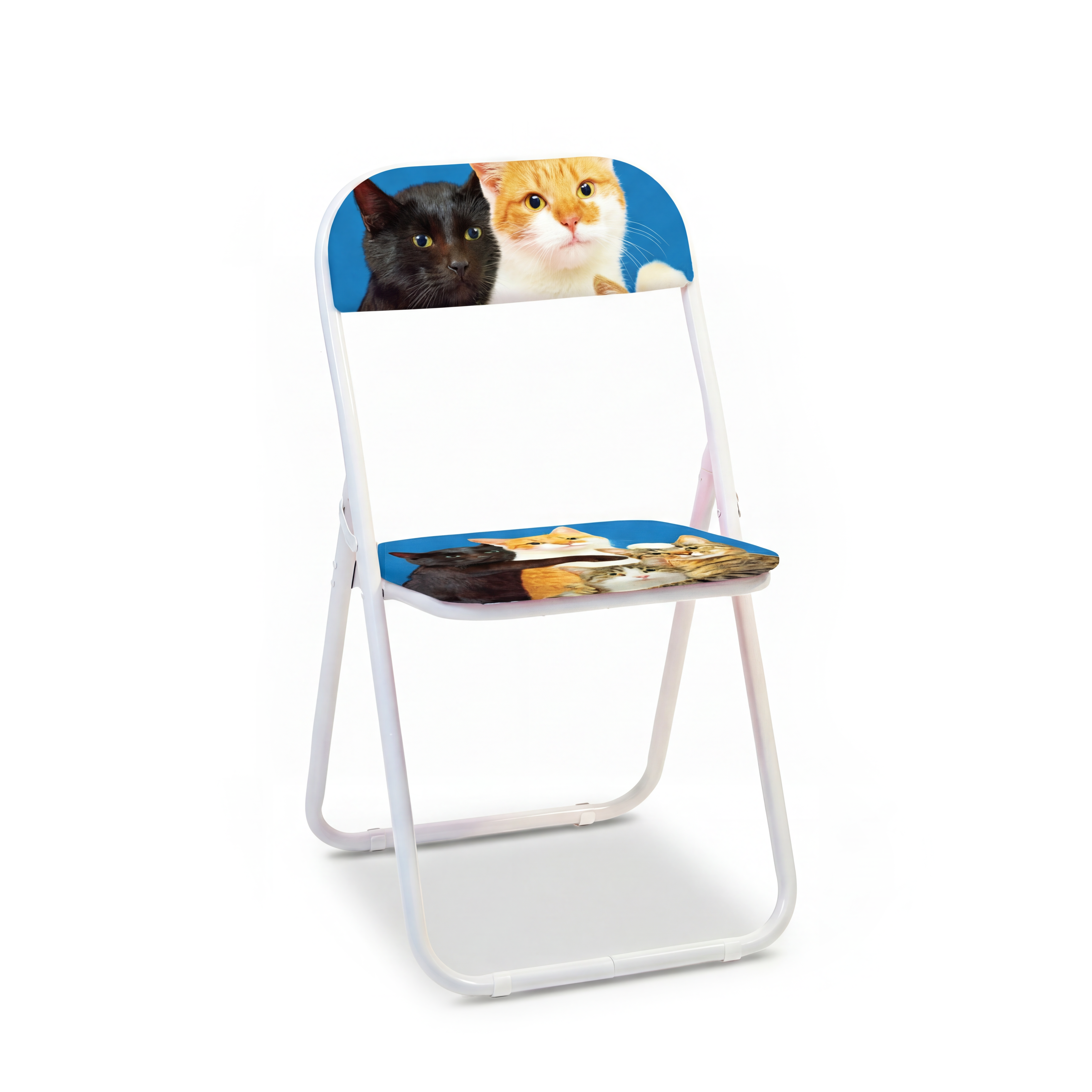 TOILETPAPER Pets sedia pieghevole Polycats metallo PVC